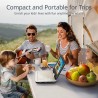 Yoton Lecteur DVD portable 12,5" avec écran pivotant HD 10,5" pour voiture et enfants, avec chargeur de voiture, prend en charge