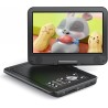 Yoton Lecteur DVD Portable 12,5" avec écran pivotant HD 10,5" pour Voiture et Enfants, avec Chargeur de Voiture, Prend en Charge