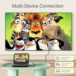 Yoton Lecteur DVD Portable 12,5" avec écran pivotant HD 10,5" pour Voiture et Enfants, avec Chargeur de Voiture, Prend en Charge