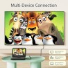Yoton Lecteur DVD Portable 12,5" avec écran pivotant HD 10,5" pour Voiture et Enfants, avec Chargeur de Voiture, Prend en Charge