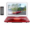 YOOHOO Lecteurs DVD Portables 16,9" avec Grand écran LCD pivotant de 14,1" Lecteurs DVD de Voyage pour Enfants Adaptateur de Voi