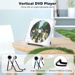 Mini Lecteur DVD pour TV, 1080P Compact Lecteur DVD Multizone avec Port HDMI/AV Sortie, NTSC/PAL, Portable Lecteur CD Player pou
