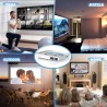 Mini Lecteur DVD pour TV, 1080P Compact Lecteur DVD Multizone avec Port HDMI/AV Sortie, NTSC/PAL, Portable Lecteur CD Player pou