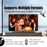 Lecteur DVD TV, Mini Lecteur-DVD HDMI avec Toutes Les Régions Libres, Players avec Port USB, Lecture de Mémoire, Télécommande, C