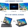 YOOHOO Lecteur DVD portable 16,9'' pour voiture et enfants avec écran, écran HD 14,0"avec batterie, prend en charge le lecteur D