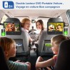 WONNIE Lecteur DVD Portable Voiture 2 Ecrans Enfants Vidéo avec Appuie-tête de 10,5 Pouces Compatible USB SD MMC 5 Heures pour U