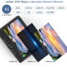 WONNIE Lecteur DVD Portable Voiture 2 Ecrans Enfants Vidéo avec Appuie-tête de 10,5 Pouces Compatible USB SD MMC 5 Heures pour U