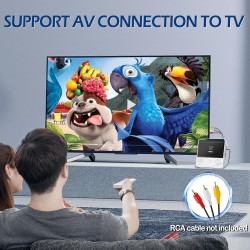 Lecteur dvd portable avec écran, 4000mah batterie, bleutooth/usb/av/mémoire, luminosité réglable, multizone lecteur dvd/cd porta