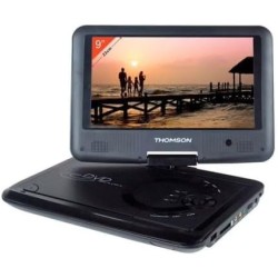 Lecteur DVD Portable écran 9'' Rotatif Noir Thomson