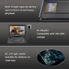 Lecteur DVD portable 16" avec écran pivotant de 14,1", batterie de 6 heures, support d'appui-tête de voiture, prend en charge to