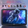 15,4“ lecteur dvd blu ray portable avec câble hdmi, rotatif à 270° hd 1920x1080, lecteur bleu ray portable avec batterie recharg