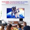 15,4“ lecteur dvd blu ray portable avec câble hdmi, rotatif à 270° hd 1920x1080, lecteur bleu ray portable avec batterie recharg