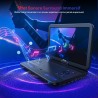 15,4“ lecteur dvd blu ray portable avec câble hdmi, rotatif à 270° hd 1920x1080, lecteur bleu ray portable avec batterie recharg