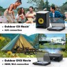 Mini Lecteur CD DVD Portable avec Haut-parleurs HiFi pour TV, Chargement Mobile par câble Micro USB, Entrée USB, Prise AUX 3,5 m