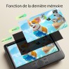 Yoton Lecteur DVD Portable 12,5", 2 écrans 10,5" pour Voiture Multimédia, Synchronisation USB/SD/TV, capacité de Batterie de Voy