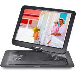 YOOHOO Lecteur DVD Portable 19,6" pour Voiture et Enfants avec HD Grand écran 17,1", Grande Taille Compatible avec Toutes Les ré