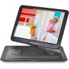 YOOHOO Lecteur DVD Portable 19,6" pour Voiture et Enfants avec HD Grand écran 17,1", Grande Taille Compatible avec Toutes Les ré