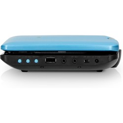 Lenco DVP-910 Lecteur DVD portable Convertible Noir, Bleu 22,9 cm (9") - Lecteurs DVD/Blu-Ray portables (Lecteur DVD portable, C