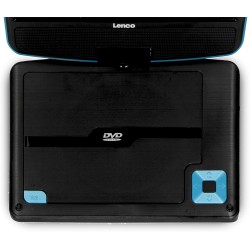 Lenco DVP-910 Lecteur DVD portable Convertible Noir, Bleu 22,9 cm (9") - Lecteurs DVD/Blu-Ray portables (Lecteur DVD portable, C