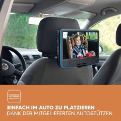Lenco DVP-910 Lecteur DVD portable Convertible Noir, Bleu 22,9 cm (9") - Lecteurs DVD/Blu-Ray portables (Lecteur DVD portable, C