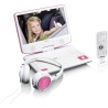 Lenco DVP-910 Lecteur DVD portable Convertible Noir, Rose 22,9 cm (9") - Lecteurs DVD/Blu-Ray portables (Lecteur DVD portable, C