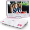 Lenco DVP-910 Lecteur DVD portable Convertible Noir, Rose 22,9 cm (9") - Lecteurs DVD/Blu-Ray portables (Lecteur DVD portable, C