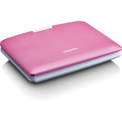Lenco DVP-910 Lecteur DVD portable Convertible Noir, Rose 22,9 cm (9") - Lecteurs DVD/Blu-Ray portables (Lecteur DVD portable, C