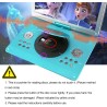 YOOHOO Lecteur DVD Portable de 16,9" avec écran LCD HD de 14,1" avec contrôleur Haute résolution Batterie Rechargeable Grand écr
