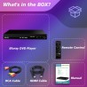 Lecteur DVD Blu-Ray multimédia pour Films et Musique Dolby Audio Full HD 1080p avec Sortie HDMI/Sortie AV/Sortie coaxiale/Disque