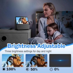 Lecteur dvd portable bleutooth, 4000mah rechargeable lecteur dvd region free pour voiture avec haut-parleurs intégrés double, co