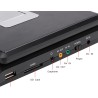 Lecteur DVD Portable avec Écran Rotatif 7,8'',écran orientable sur 270 degrés, Batterie Rechargeable Intégrée,Accepte USB/CD/AV 