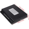 Lecteur DVD Portable avec Écran Rotatif 7,8'',écran orientable sur 270 degrés, Batterie Rechargeable Intégrée,Accepte USB/CD/AV 