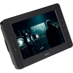 Denver Lecteur DVD Portable Voiture - 10'' - Deux écrans - Chargeur de Voiture - Carte SD et Port USB - Télécommande Incluse - M