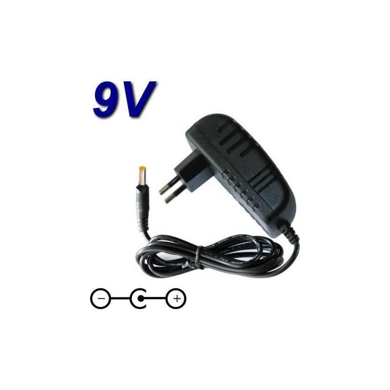 Top Chargeur * Adaptateur Secteur Alimentation Chargeur 9V pour Lecteur DVD Portable D-JIX PVS 702-39LSM