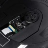 Lecteur DVD HD Portable avec écran Pivotant, Deux Haut-parleurs Stéréo, TV Analogique, Port USB, Lecteur de Cartes, Batterie Lon