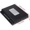 Lecteur DVD Portable,Écran pivotant LCD HD TV 7 Pouces avec Lecture de Carte intégrée pour Les Vols, Les trajets Routiers,DVD de