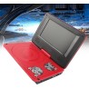 Mini Lecteur DVD Portable de 6,8 '', avec écran Panoramique LCD HD Pivotant à 270 °, Prise en Charge de la Carte USB/SD/Sync TV 