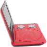 Mini Lecteur DVD Portable de 6,8 '', avec écran Panoramique LCD HD Pivotant à 270 °, Prise en Charge de la Carte USB/SD/Sync TV 