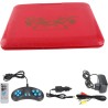 Mini Lecteur DVD Portable de 6,8 '', avec écran Panoramique LCD HD Pivotant à 270 °, Prise en Charge de la Carte USB/SD/Sync TV 