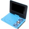 Mini Lecteur DVD Portable de 6,8 '', avec écran Panoramique LCD HD Pivotant à 270 °, Prise en Charge de la Carte USB/SD/Sync TV 