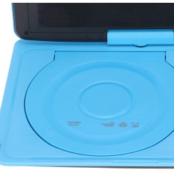 Mini Lecteur DVD Portable de 6,8 '', avec écran Panoramique LCD HD Pivotant à 270 °, Prise en Charge de la Carte USB/SD/Sync TV 