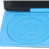 Mini Lecteur DVD Portable de 6,8 '', avec écran Panoramique LCD HD Pivotant à 270 °, Prise en Charge de la Carte USB/SD/Sync TV 
