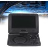 Mini Lecteur DVD Portable de 6,8 '', avec écran Panoramique LCD HD Pivotant à 270 °, Prise en Charge de la Carte USB/SD/Sync TV 