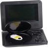 Mini Lecteur DVD Portable de 6,8 '', avec écran Panoramique LCD HD Pivotant à 270 °, Prise en Charge de la Carte USB/SD/Sync TV 