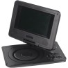 Mini Lecteur DVD Portable de 6,8 '', avec écran Panoramique LCD HD Pivotant à 270 °, Prise en Charge de la Carte USB/SD/Sync TV 