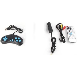 Mini Lecteur DVD Portable de 6,8 '', avec écran Panoramique LCD HD Pivotant à 270 °, Prise en Charge de la Carte USB/SD/Sync TV 