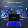 DBPOWER Lecteur DVD portable 18" avec écran pivotant HD 15,6", batterie rechargeable 6h, USB/SD/synchronisation TV/multiples for
