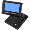 Lecteur DVD Portable 7 Pouces,LCD TV 16: 9 Prise en Charge AVI EVD DVD, SVCD, VCD, CD, CD-R/RW, Images JPG et MPEG-4, avec Lecte
