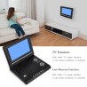 Lecteur DVD Portable 7 Pouces,LCD TV 16: 9 Prise en Charge AVI EVD DVD, SVCD, VCD, CD, CD-R/RW, Images JPG et MPEG-4, avec Lecte