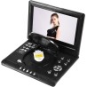 Socobeta Lecteur vidéo DVD Rotatif 9 Pouces Portable LCD Grand écran Radio Jeu SD USB AV CD VCD(Prise UE)